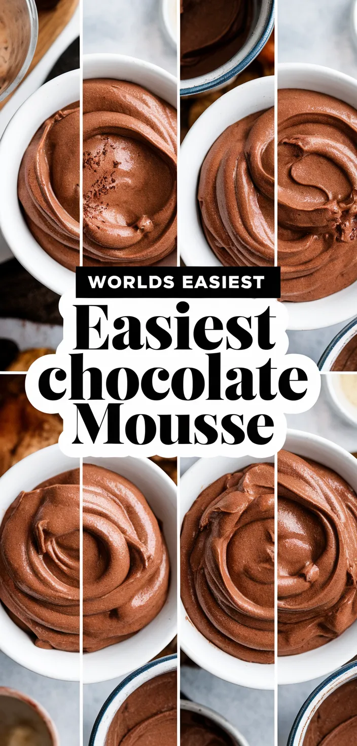 A photo of Worlds Easiest Chocolate Mousse Recipe