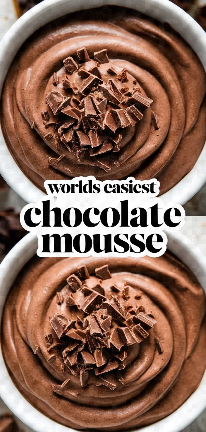 Worlds Easiest Chocolate Mousse Recipe