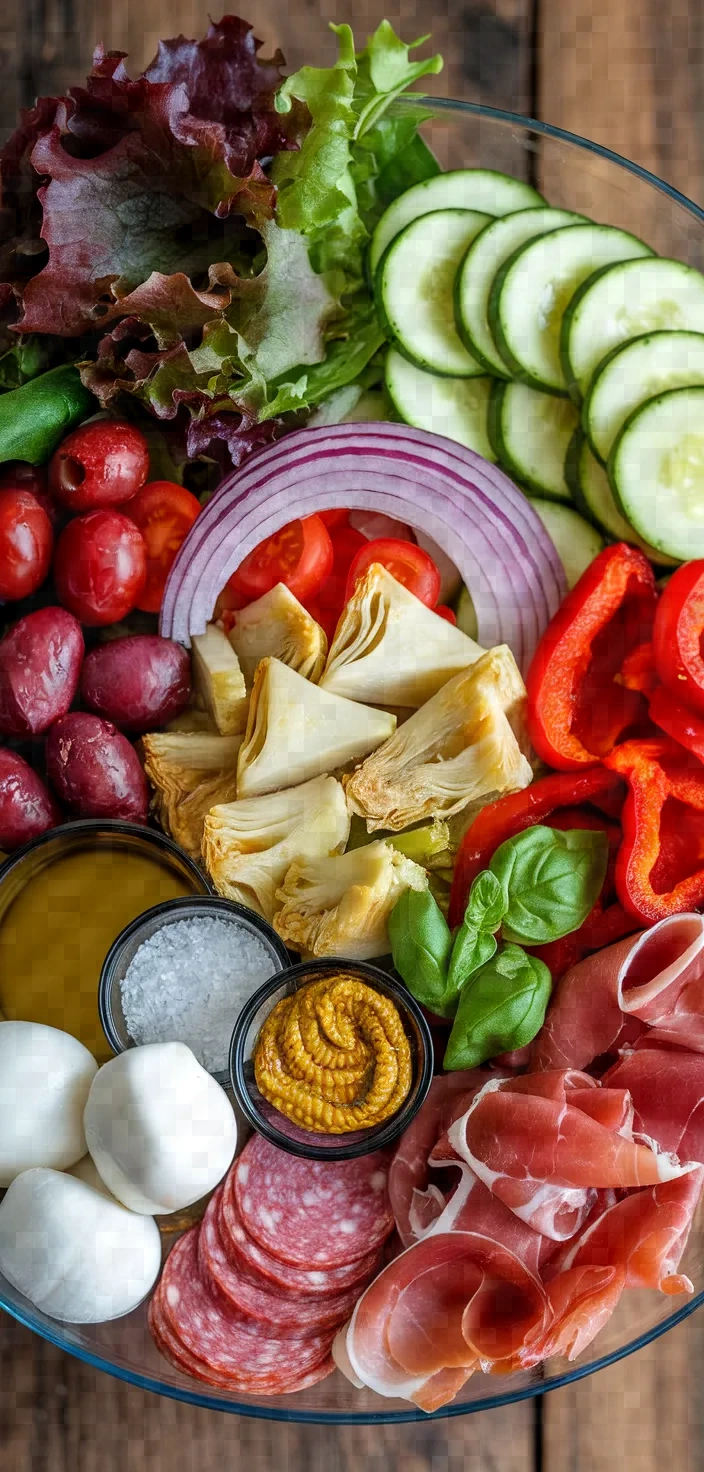 Ingredients photo for Antipasto Salad Recipe