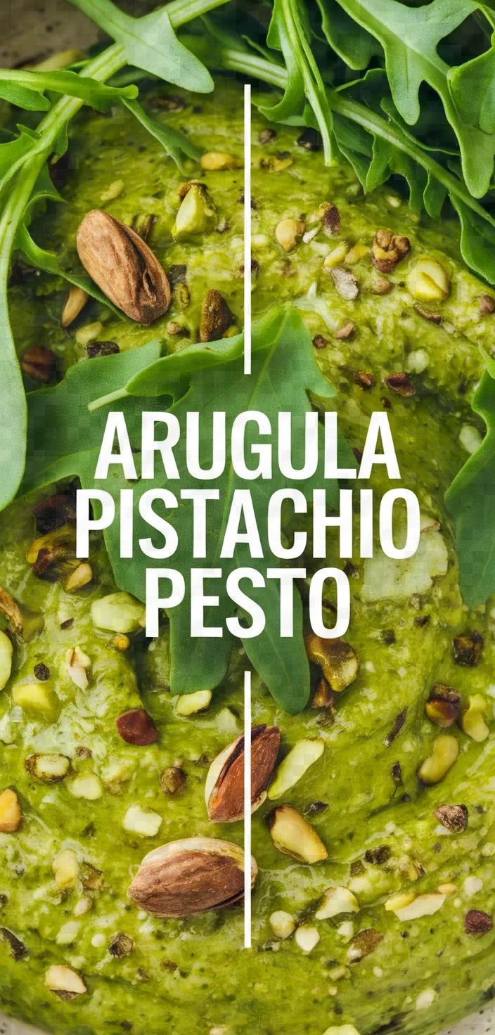 Arugula Pistachio Pesto Recipe