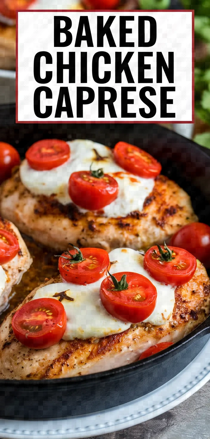 Baked Chicken Caprese Recipe