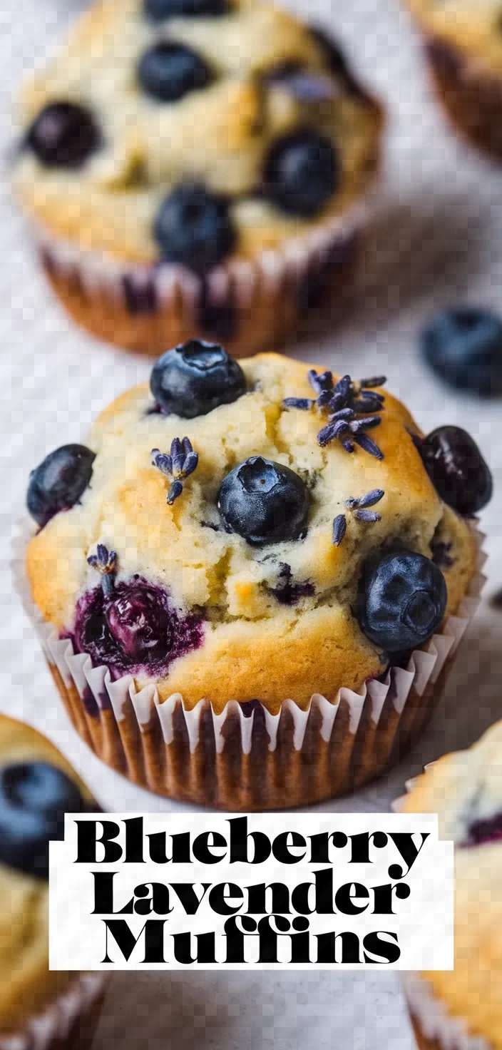 Photo of Blueberry Lavender Muffins Recipe