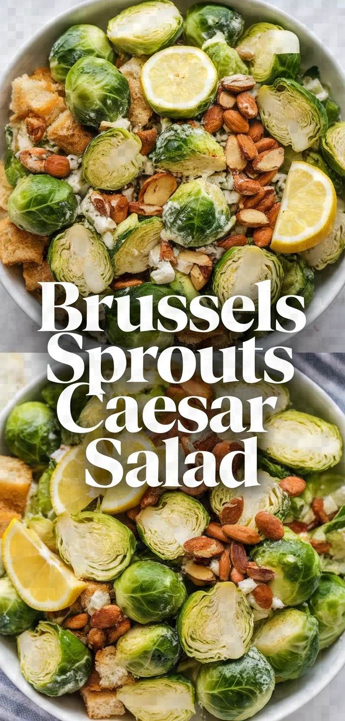 Brussels Sprouts Caesar Salad Recipe