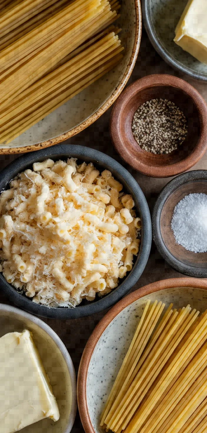 Ingredients photo for Cacio E Pepe Recipe