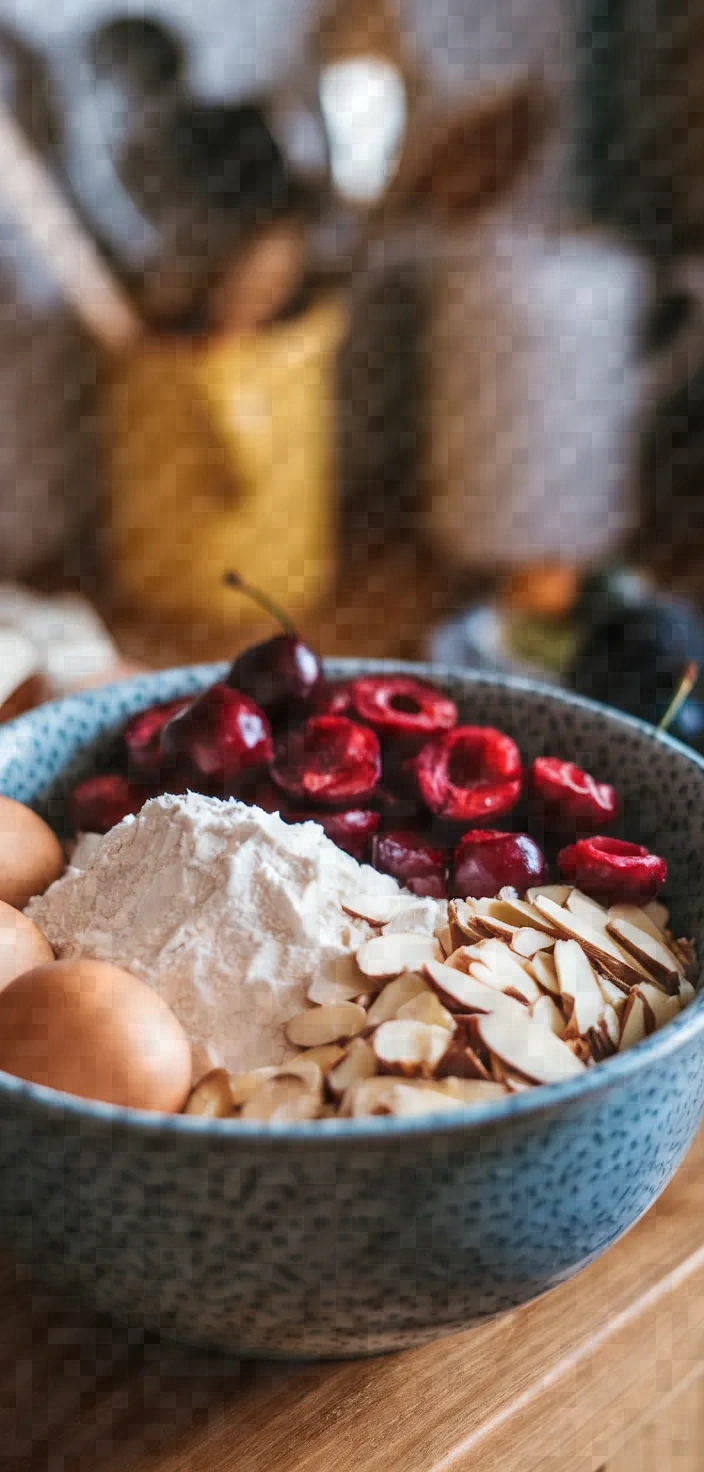 Ingredients photo for Cherry Almond Loaf Recipe