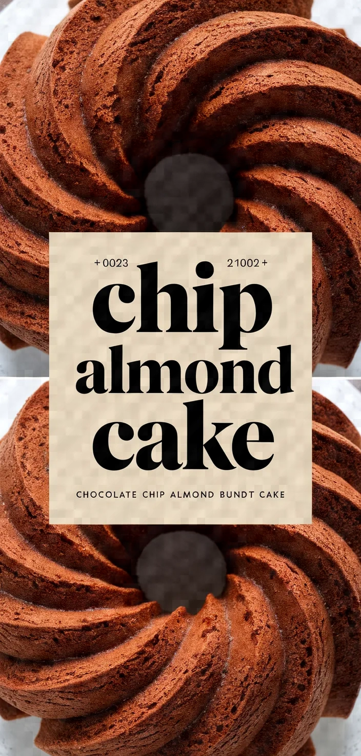 Photo of Chocolate Chip Almond Bundt Cake Recipe