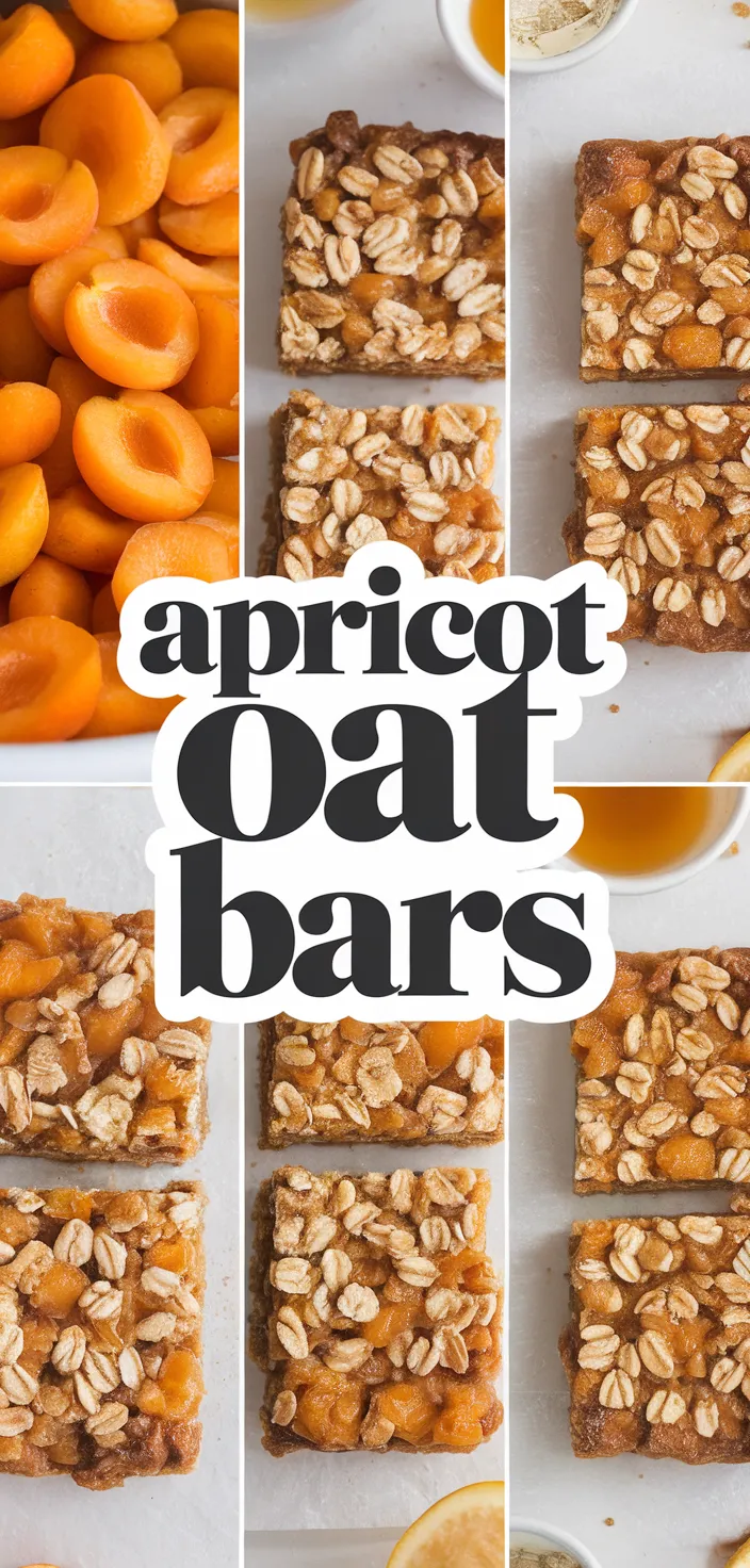 A photo of Apricot Oat Bars Recipe