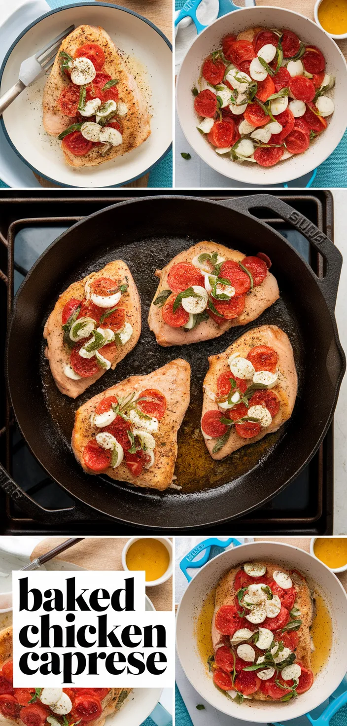 A photo of Baked Chicken Caprese Recipe