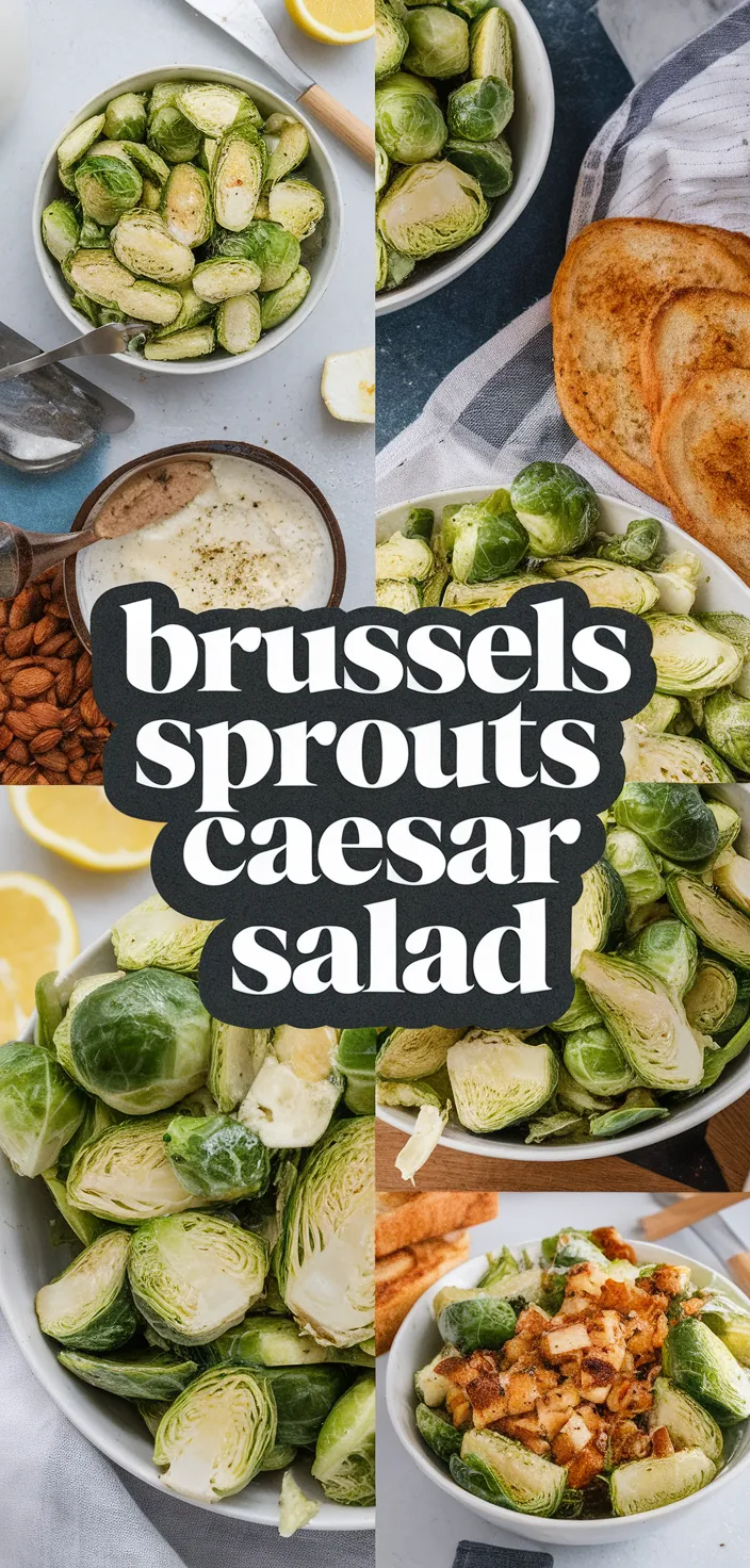 A photo of Brussels Sprouts Caesar Salad Recipe