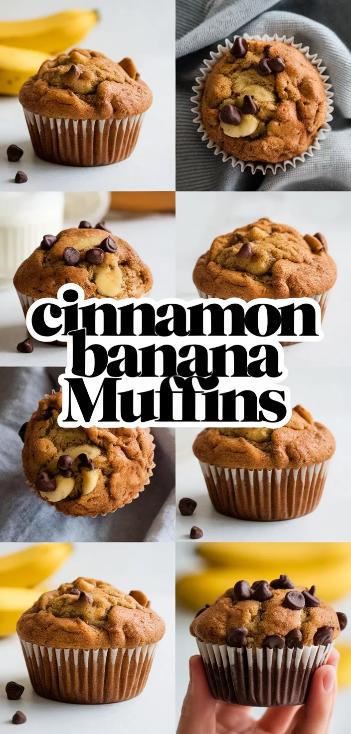 A photo of Cinnamon Banana Muffins Recipe