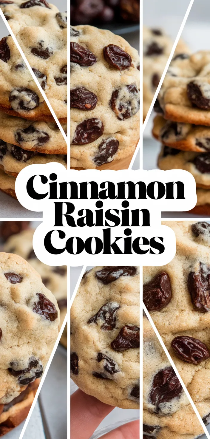 A photo of Cinnamon Raisin Cookies Recipe