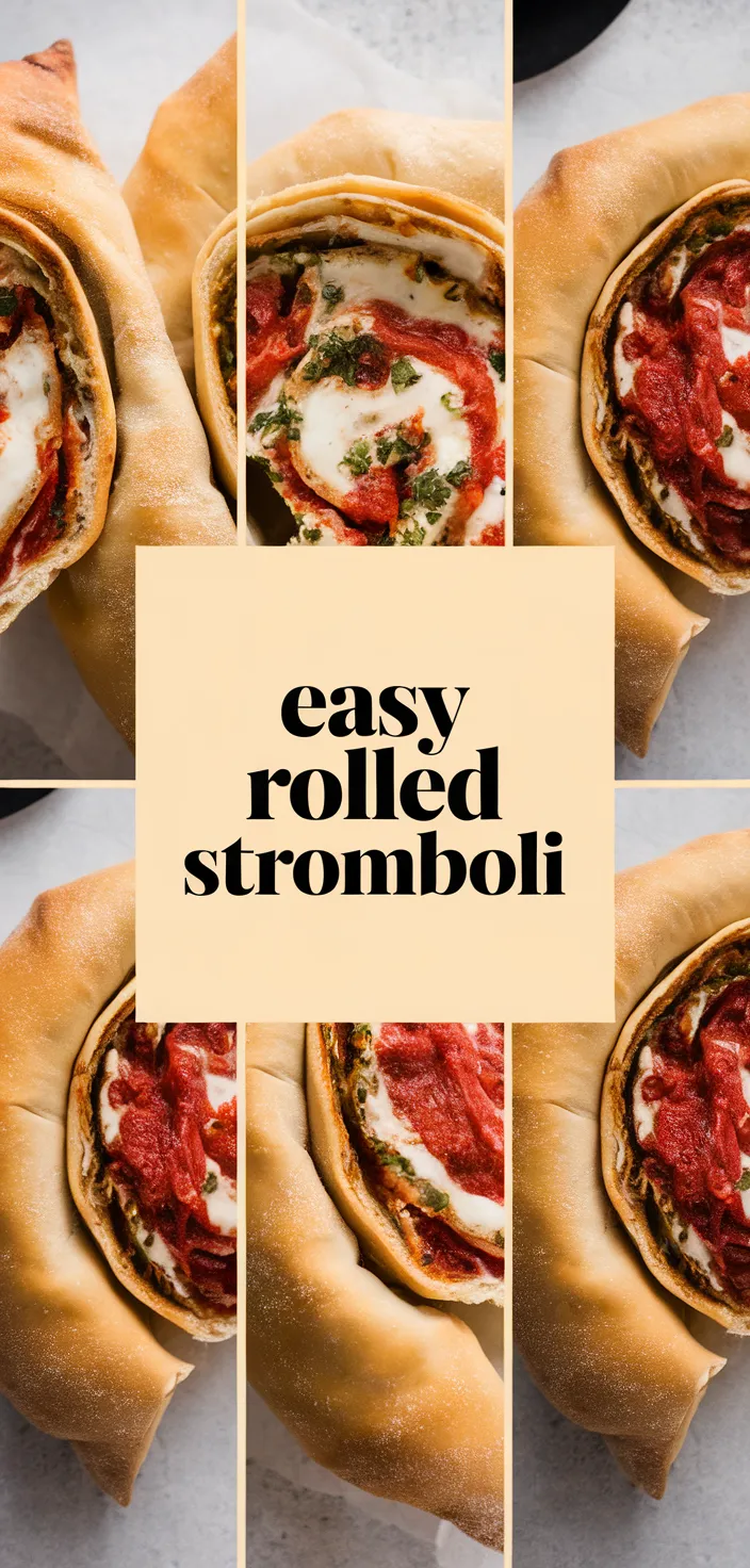 A photo of Easy Rolled Stromboli Recipe