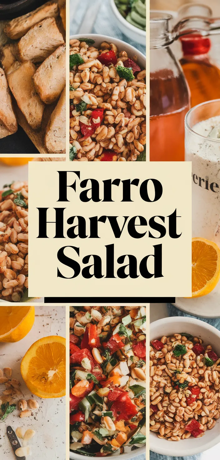 A photo of Farro Harvest Salad Recipe