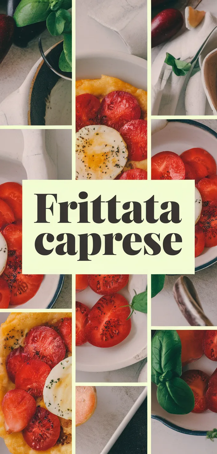 A photo of Frittata Caprese Recipe