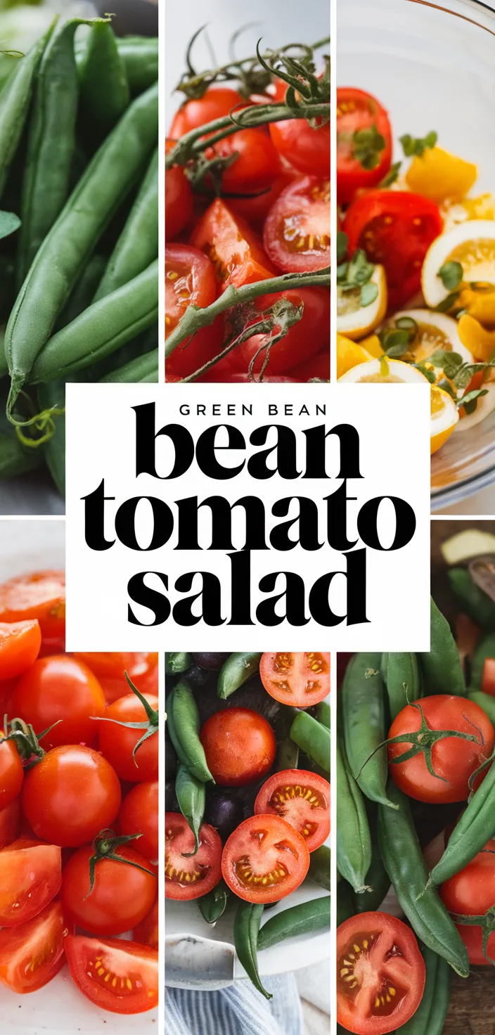 A photo of Green Bean Tomato Salad Recipe