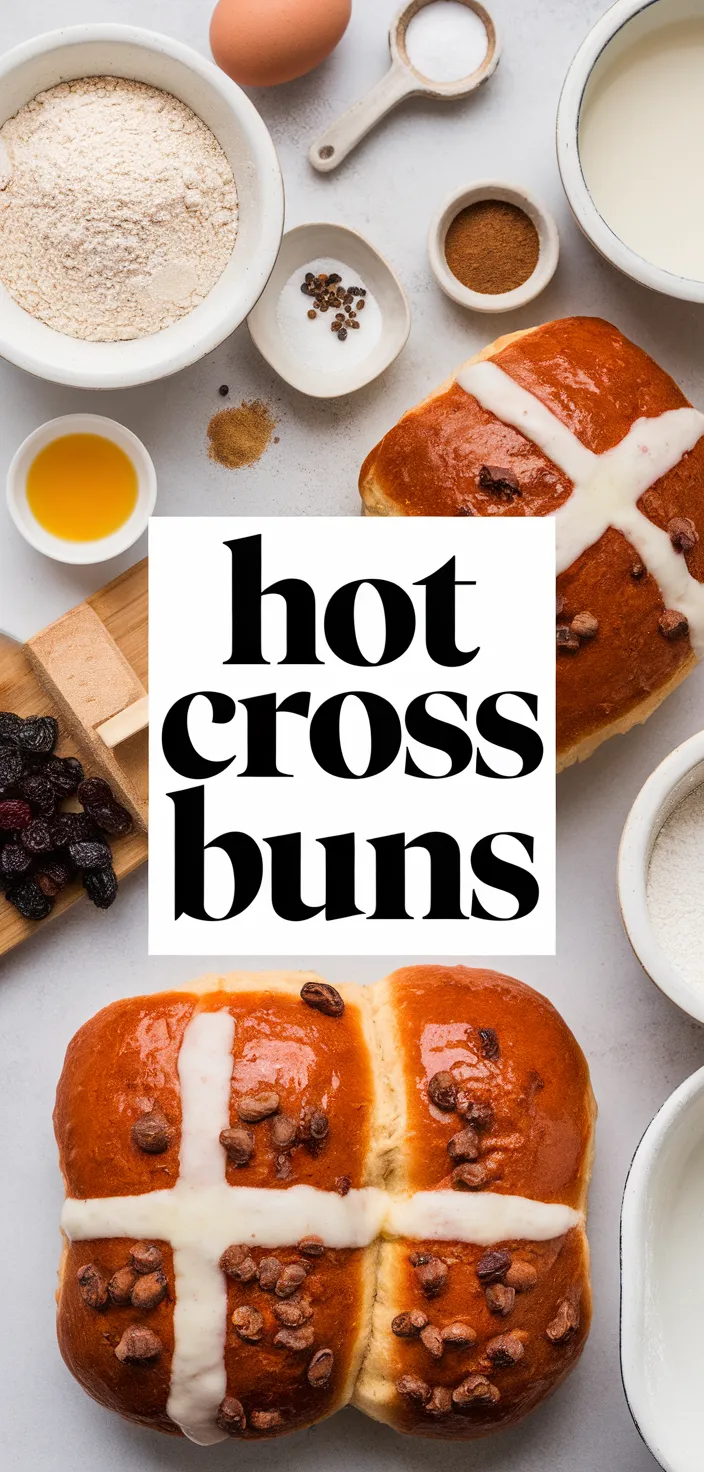 A photo of Hot Cross Buns Recipe