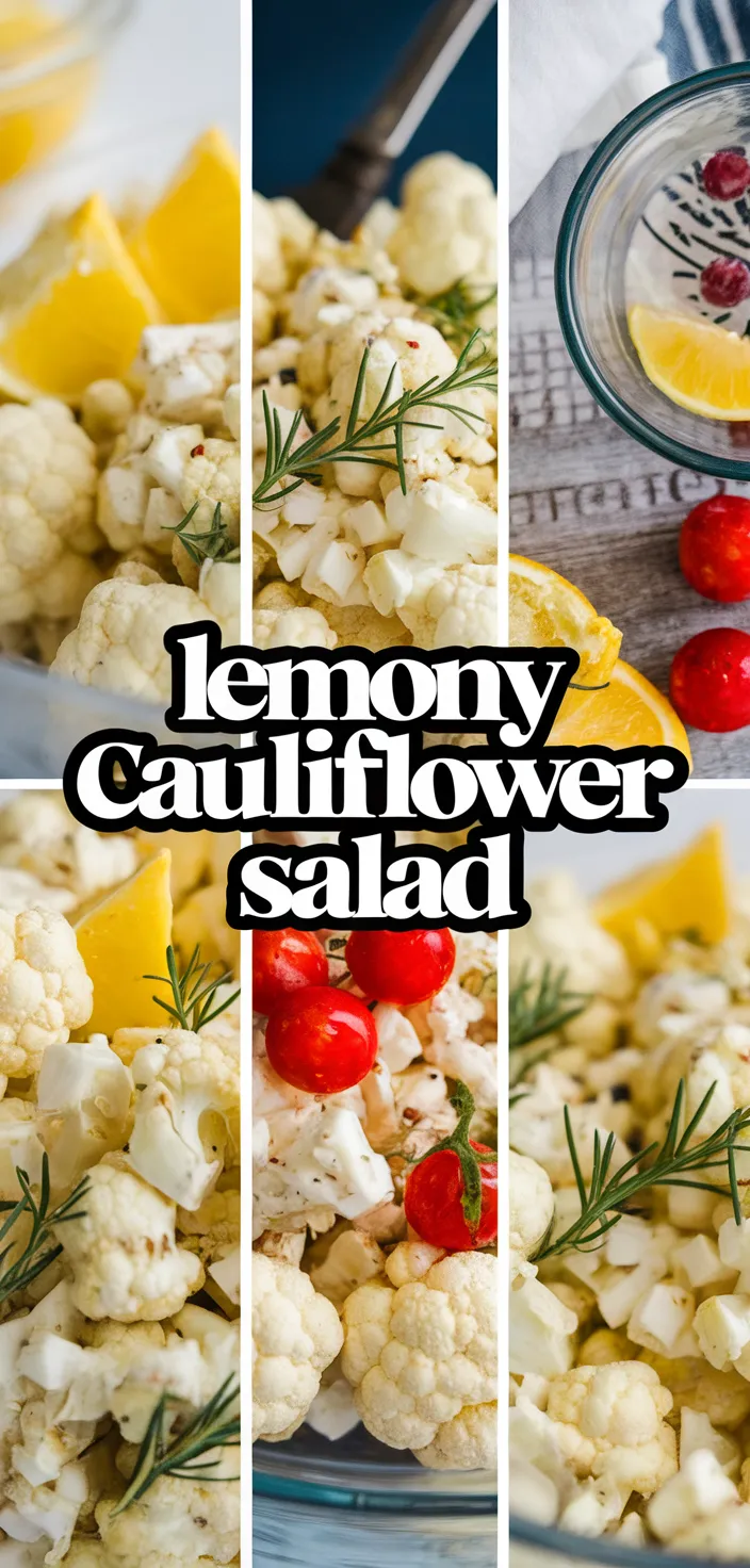 A photo of Lemony Cauliflower Salad Recipe