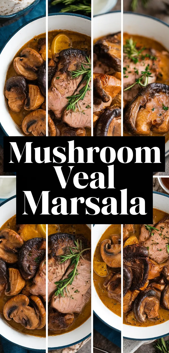 A photo of Mushroom Veal Marsala Recipe