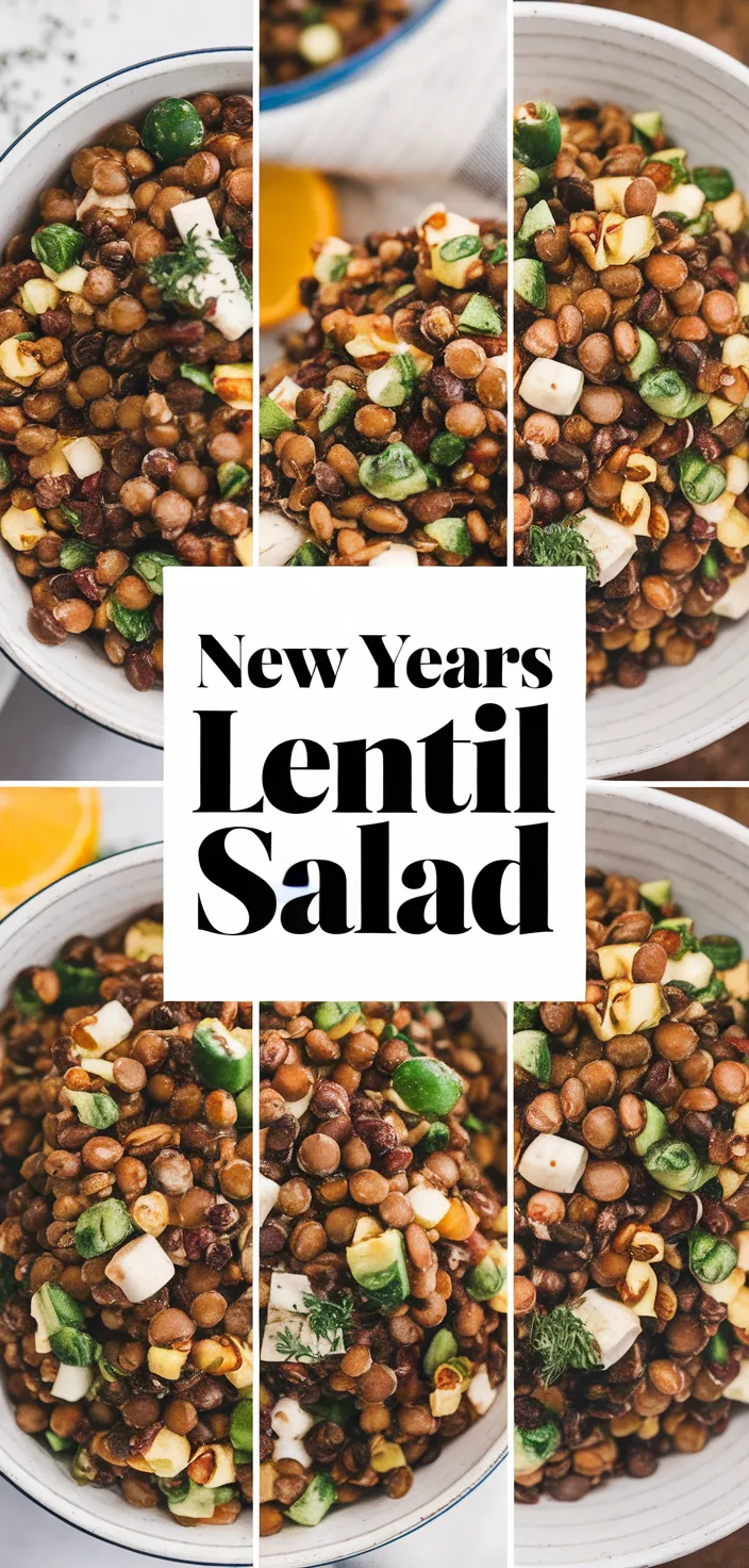 A photo of New Years Lentil Salad Recipe