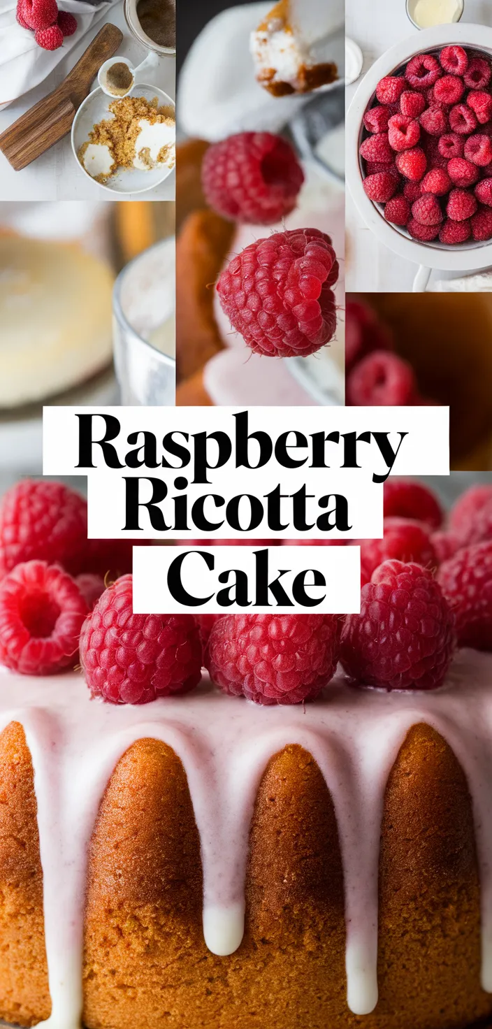 A photo of Raspberry Ricotta Cake Recipe