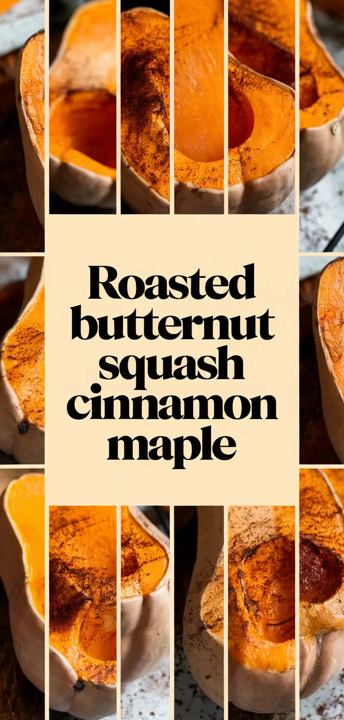 A photo of Roasted Butternut Squash With Cinnamon Maple Recipe