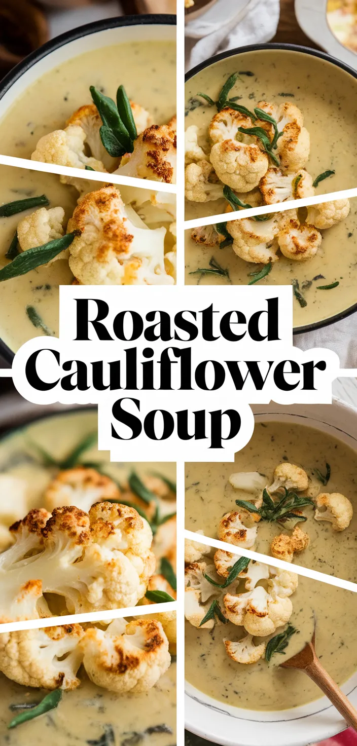 A photo of Roasted Cauliflower Soup Recipe