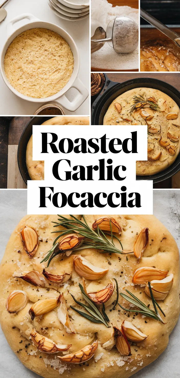 A photo of Roasted Garlic Focaccia Recipe