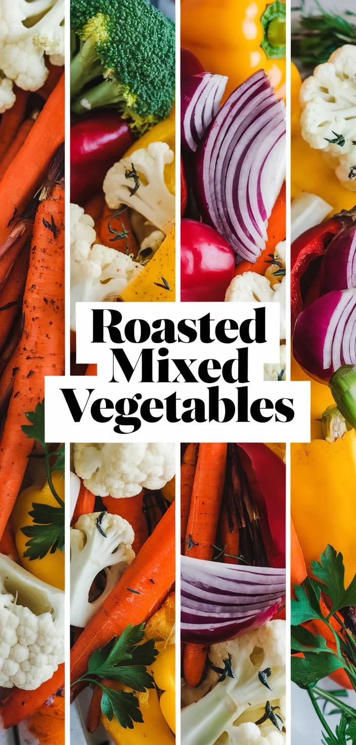 A photo of Roasted Mixed Vegetables Recipe