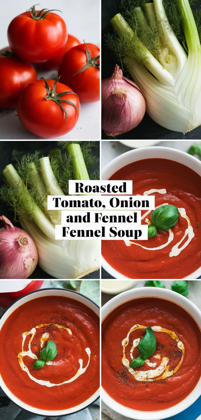 A photo of Roasted Tomato Onion And Fennel Soup Recipe