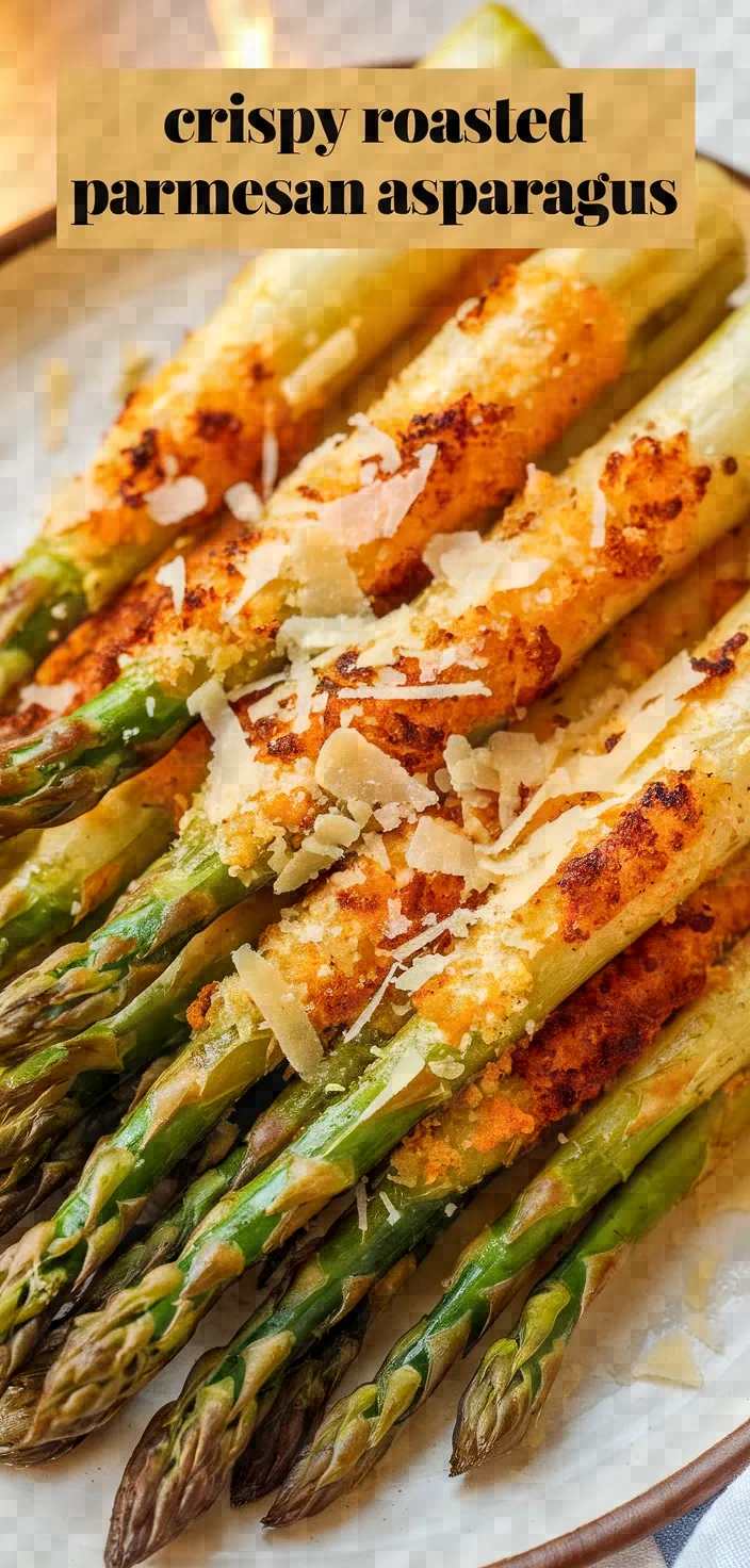 Crispy Roasted Parmesan Asparagus Recipe