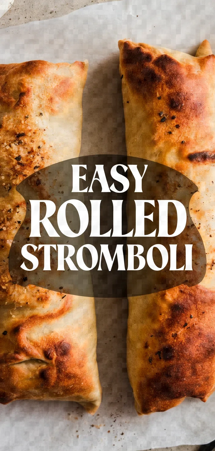 Easy Rolled Stromboli Recipe