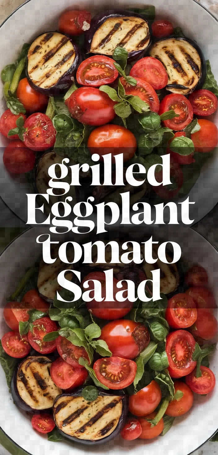 Grilled Eggplant And Tomato Salad Recipe