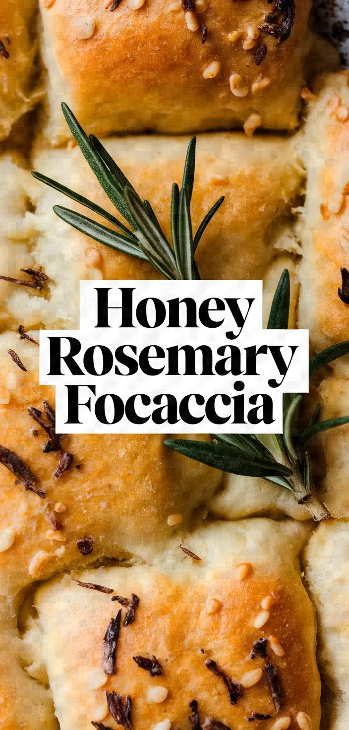 Honey Rosemary Focaccia Recipe