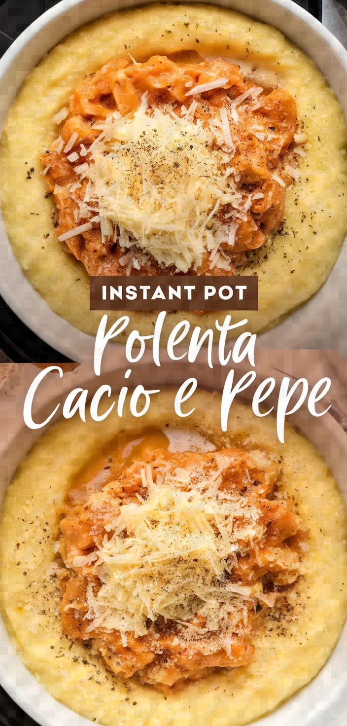 Instant Pot Polenta Cacio E Pepe Recipe