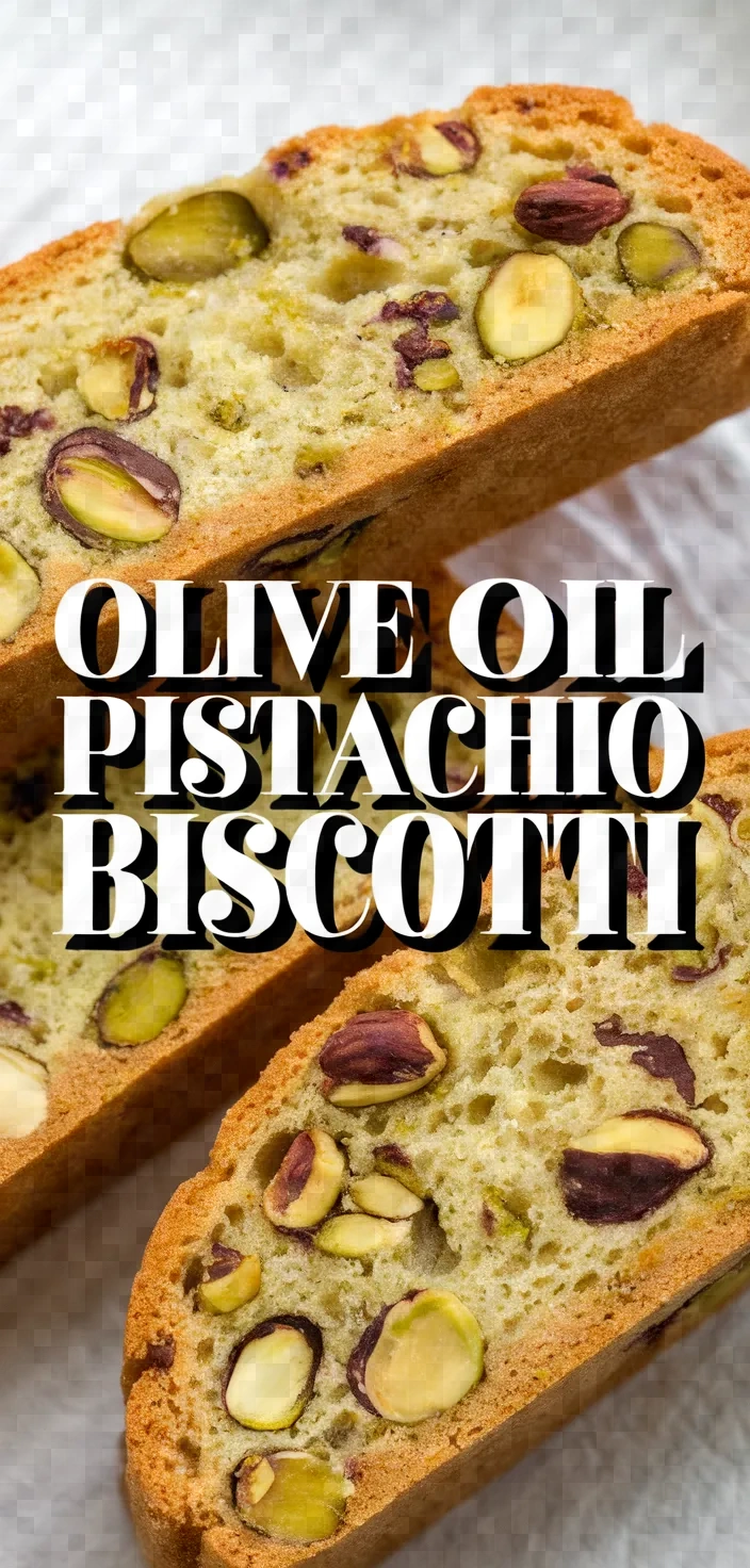 Olive Oil Pistachio Biscotti Recipe