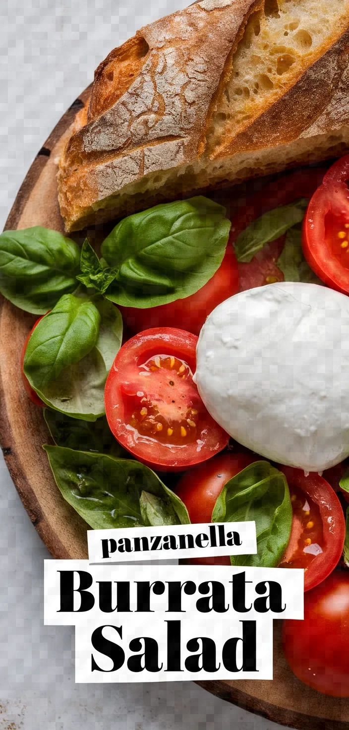 Panzanella Salad With Burrata Cheese Recipe