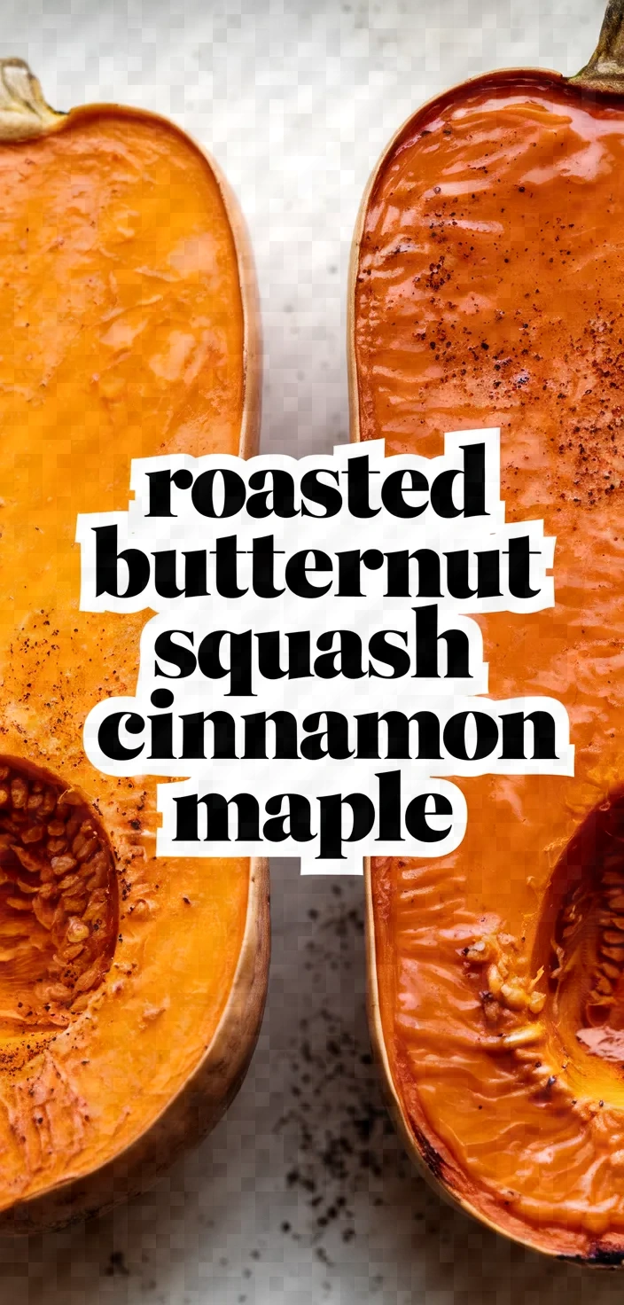 Roasted Butternut Squash With Cinnamon Maple Recipe