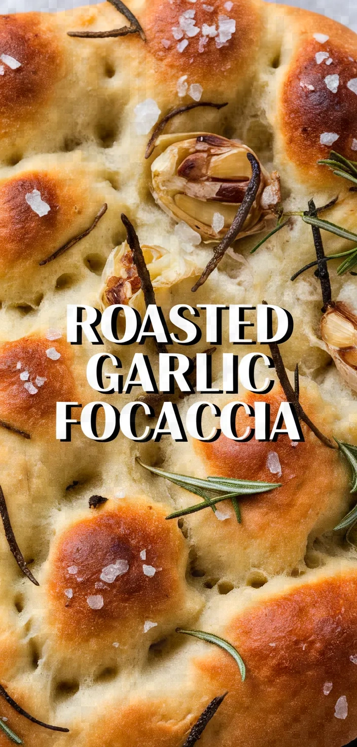 Roasted Garlic Focaccia Recipe