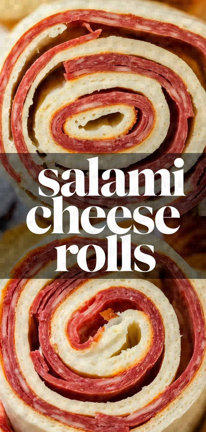 Photo of Salami Cheese Rolls Recipe