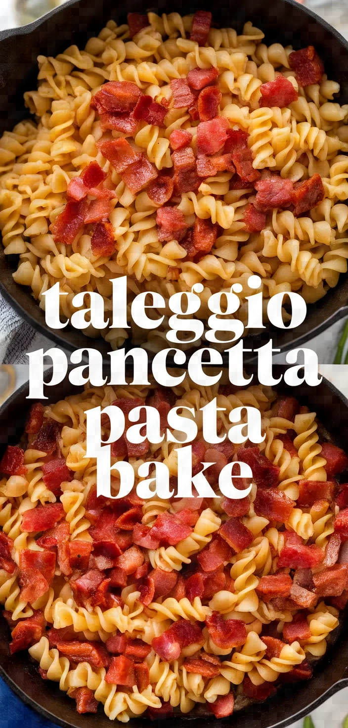 Taleggio Pancetta Pasta Bake Recipe