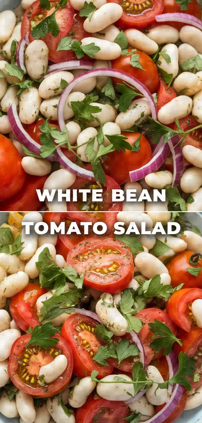 Photo of White Bean Tomato Salad Recipe