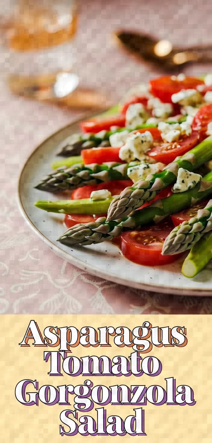 Photo of Asparagus Salad With Tomatoes Gorgonzola Recipe