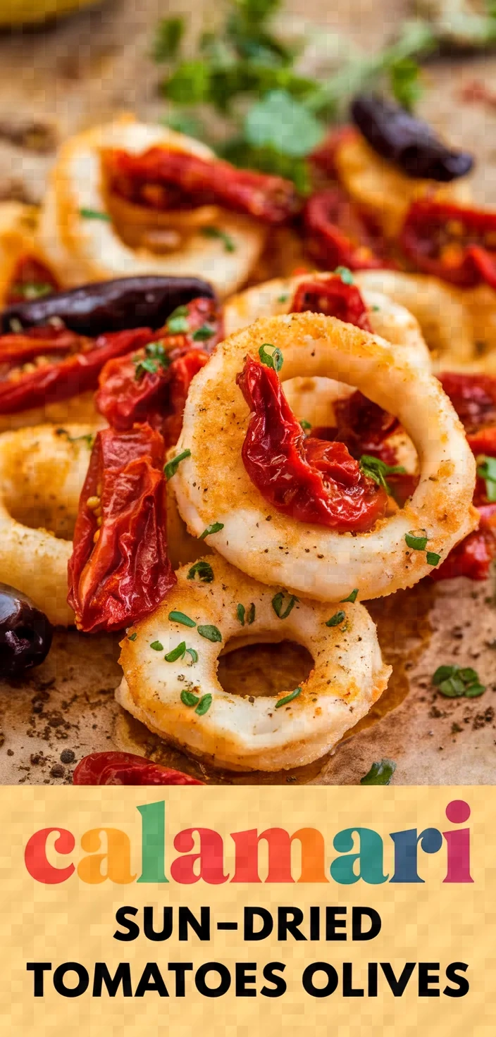 Calamari With Sun Dried Tomatoes Olives Recipe