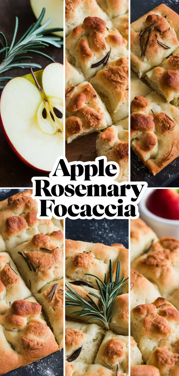 A photo of Apple Rosemary Focaccia Recipe