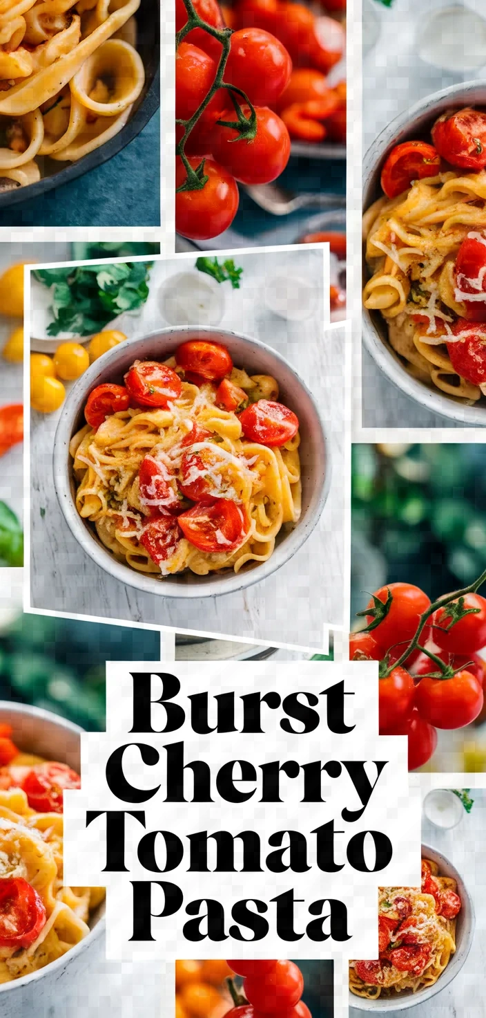 A photo of Burst Cherry Tomato Pasta Recipe
