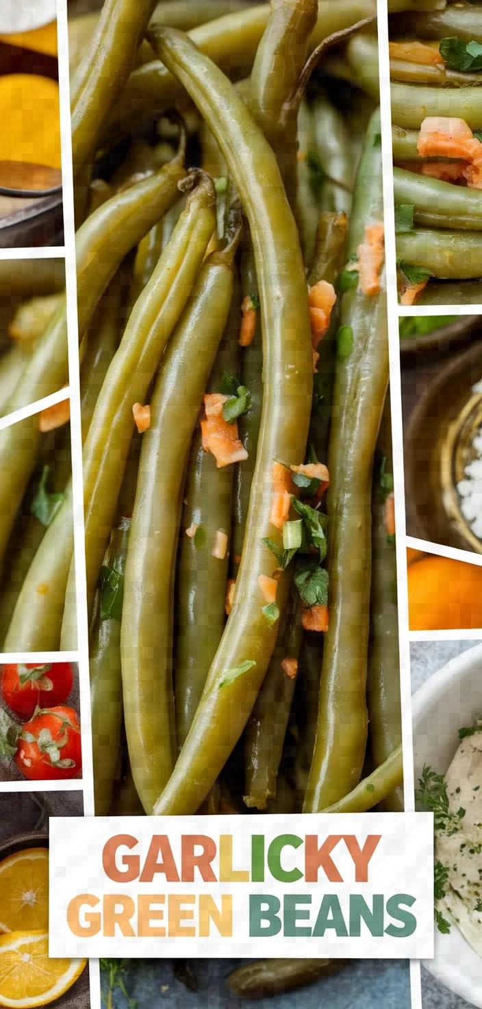 A photo of Garlicky Green Beans Recipe