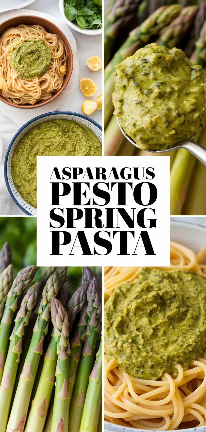 A photo of Spring Pasta With Asparagus Pesto Recipe