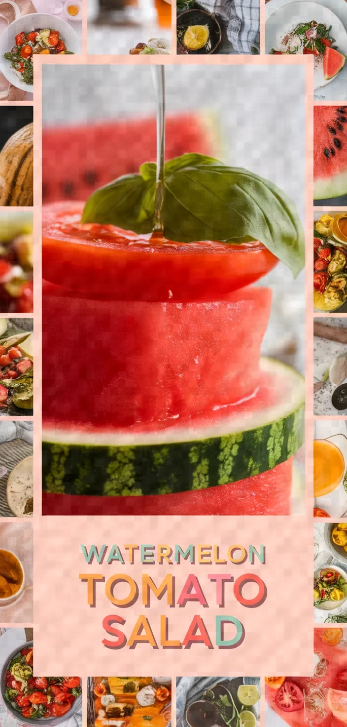 A photo of Watermelon Tomato Salad Recipe