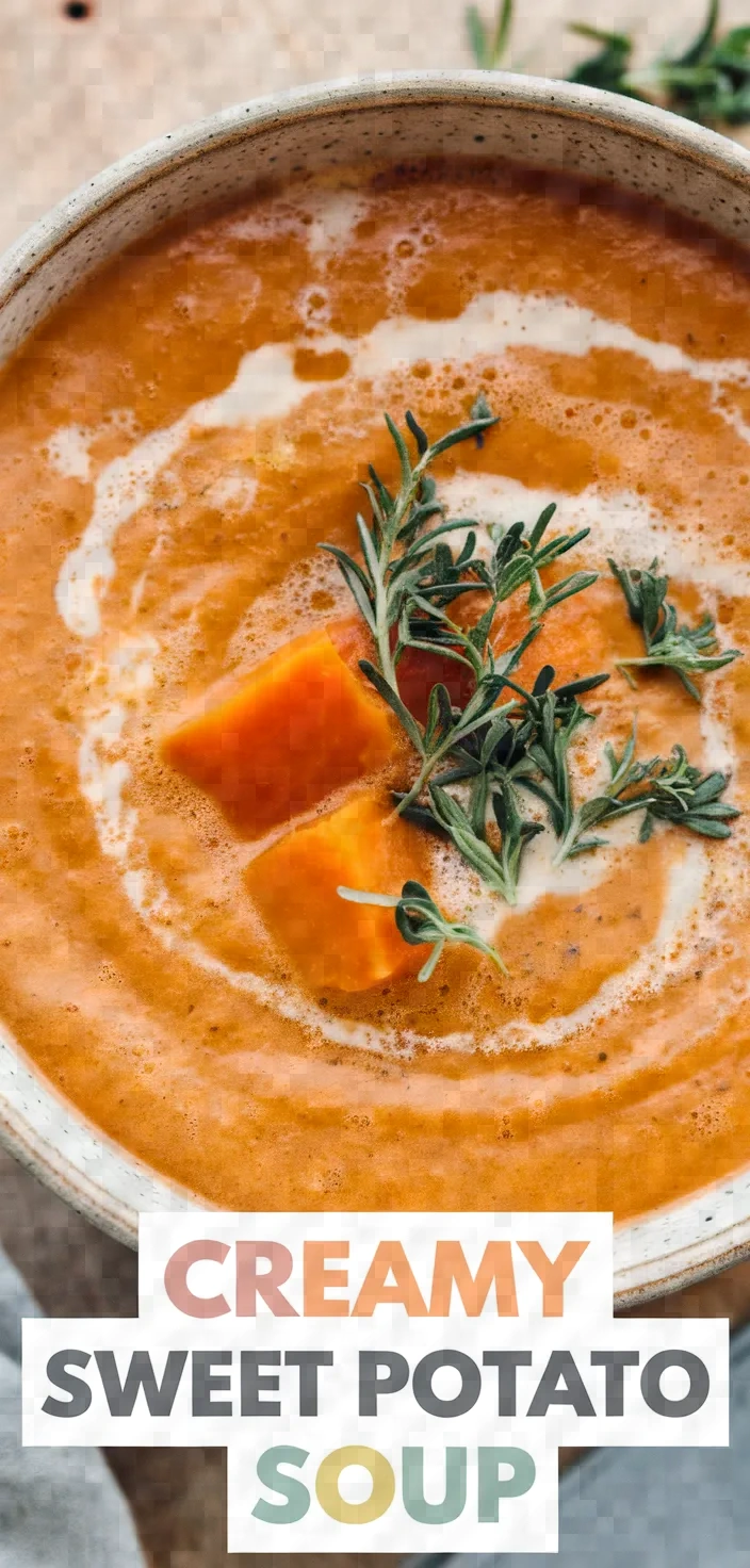 Creamy Sweet Potato Soup Recipe