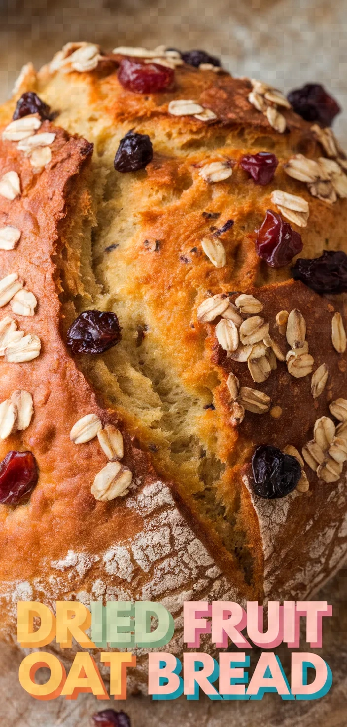 Dried Fruit Oat Bread Recipe